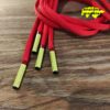 Paire de lacet rouge embouts jaune (ancien modèle)
