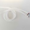 Paire de lacet blanc embouts blanc