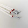 Paire de lacet blanc embouts blanc