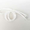 Paire de lacets blancs