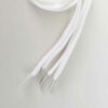 Paire de lacets blancs