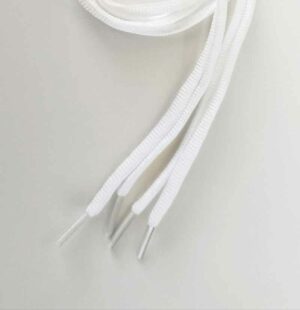 Paire de lacets blancs