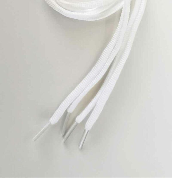 Paire de lacets blancs