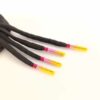 Paire de lacet noire embouts sunset