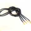 Paire de lacet noire embouts tiger