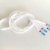 Paire de lacet blanche embouts nation