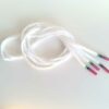 Paire de lacet blanche embouts fireberry