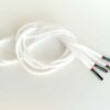 Paire de lacet blanche embouts forest