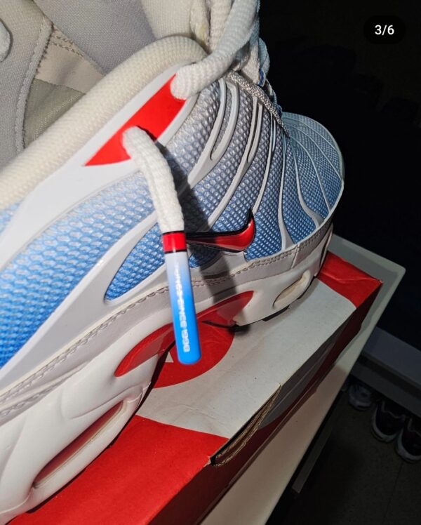 Paire de lacet blanche embouts nation