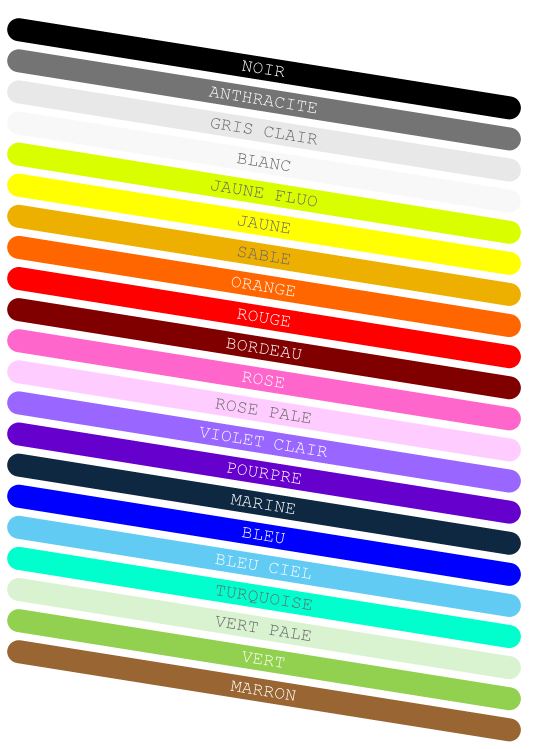 Paire colorée & customisée