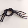 Paire de lacet noir embouts iridescent
